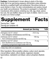 Astragalus Complex M1127 by MediHerb 120 tablets (Best by Date December 2018)