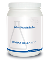Whey Protein Isolate by Biotics Research 16 oz ( unflavored & unsweetened )