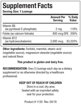 B12-2000 by Biotics Research Corporation 60 Lozenges
