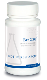 B12-2000 by Biotics Research Corporation 60 Lozenges