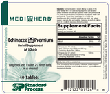 Echinacea Premium by MediHerb 40 Tablets