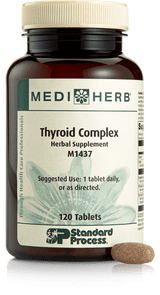 Thyroid Complex M1437 by MediHerb 120 Tablets