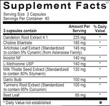 This product is on a back order status. We recommend you order a different brand's superior grade Liver Gallbladder detox support product, such as Designs For Health LV-GB Complex; NuMedica Dual-Tox DPO; NutriDyn LipoFlow or Milk Thistle Complex; Pure Encapsulations LVR Formula or Liver-G.I. Detox; Integrative Therapeutics Lipotropic Complex or SLF Forte; Metagenics AdvaClear; Allergy Research Group Milk Thistle Plus; Vital Nutrients Liver Support or Liver Support II; Priority One HepaCleanse or Lipo Plus; Genestra Liv Complex; Thorne S.A.T.; or Genestra Liv Complex; or Premier Research Lab HepatoVen. 
To order Designs For Health products, please go to our Designs for Health eStore or Virtual Dispensary to directly order from Designs For Health by simply either copying one of the two links below and pasting the link into your internet browser, or by clicking onto one of the two links below to take you straight to the Designs For Health eStore or Virtual Dispensary.
If using the eStore to order, once you have copied and pasted the link into your browser, set up a patient account at the top right hand side of the eStore page to "Sign-up". After creating an account, you next shop for the products wanted, either by name under Products, or complete a search for the name of the product, for a product function, or for a product ingredient.  Once you find the product you have been looking for, select the product and place the items into the shopping cart.  When finished shopping, you can checkout, and Designs For Health will ship directly to you:

http://catalog.designsforhealth.com/register?partner=CNC

Your other alternative is to use the Clinical Nutrition Center's Designs For Health Virtual Dispensary.  You will need to first either copy the link below and paste it into your internet browser, or click onto the link below to be taken to the Designs For Health Virtual Dispensary.  Once at the DFH Virtual Dispensary, you can begin adding the Designs For Health products to your shopping cart, and during the checkout process, you will be prompted to set up an account for your first purchase here if you have not yet set up an account on the Clinical Nutrition Centers Virtual Dispensary.  For future orders after completing the initial order, you simply use the link below to log into your account to place new orders:

https://www.designsforhealth.com/u/cnc