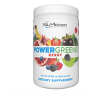 Power Greens Berry powder (30 servings) - 10.58 oz. by NuMedica