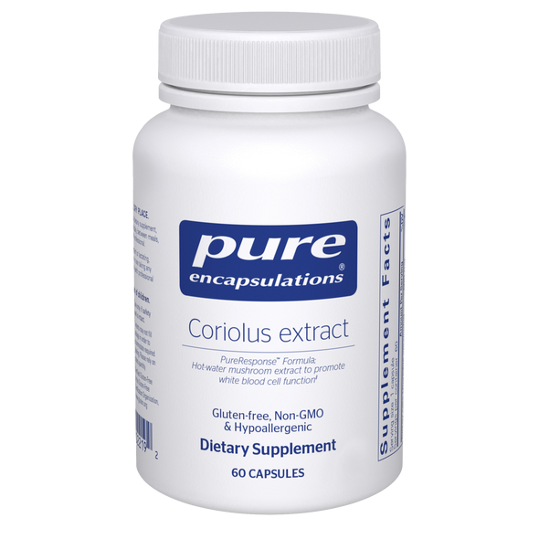 Coriolus Extract 60 capsules by Pure Encapsulations