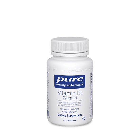 Vitamin D3 (Vegan) 2000 IU 120 capsules by Pure Encapsulations
