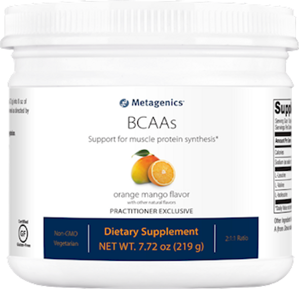BCAAs ( Branched Chain Amino Acids ) Orange Mango by Metagenics 7.72 oz (219 g)