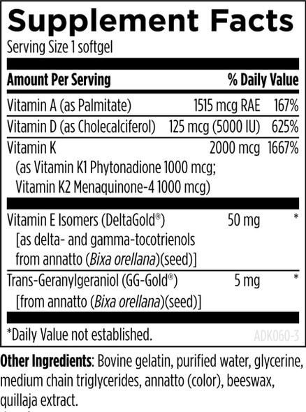 ADK Evail™ 60 softgels by Designs For Health
