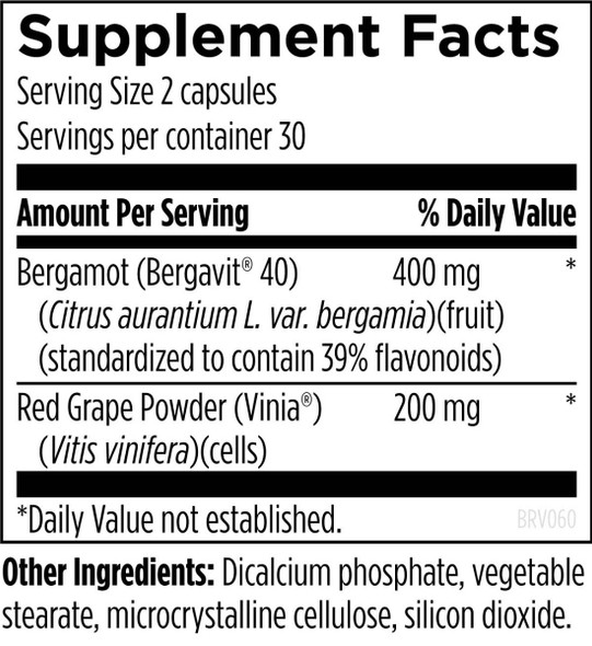 BergaVin™ 60 capsules by Designs For Health