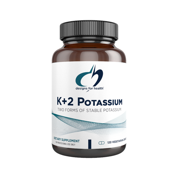 K+2 Potassium 120 capsules by Designs For Health