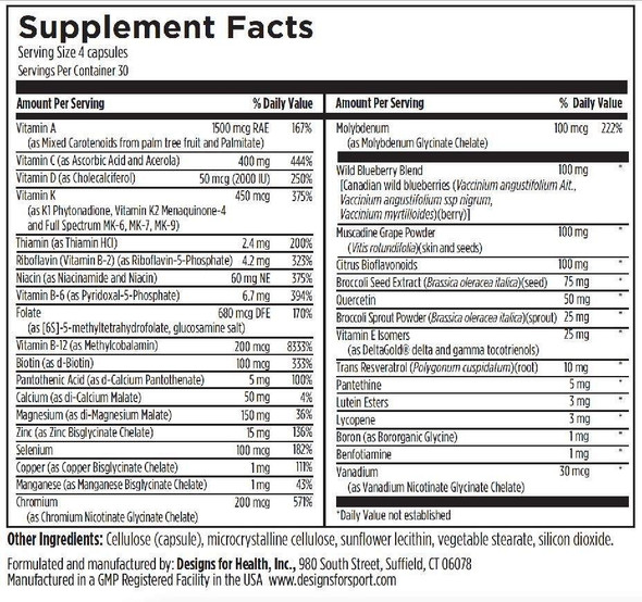 Multi + Phyto 120 capsules by Designs For Health