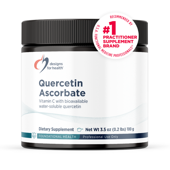 Quercetin Ascorbate 100 g (3.5 oz) powder by Designs For Health