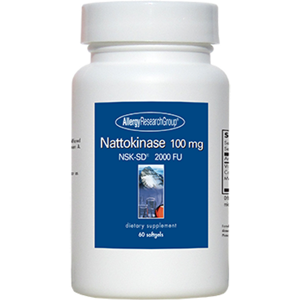 Nattokinase 100 mg 60 gels by Allergy Research Group