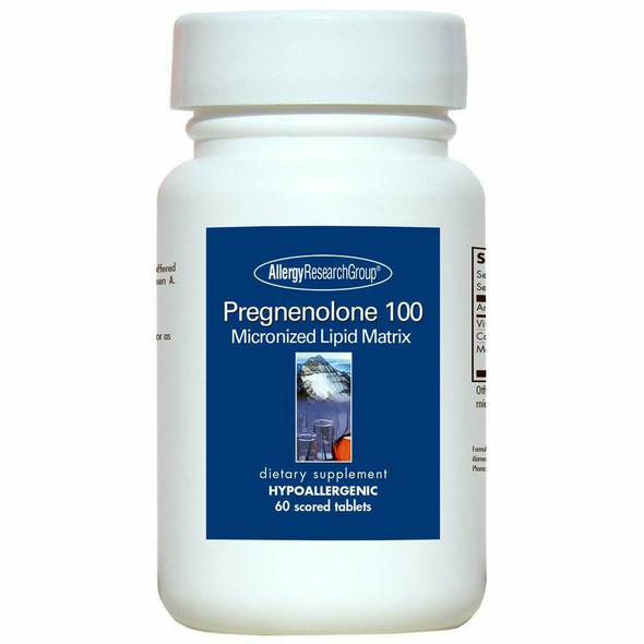 Pregnenolone 100 mg 60 tabs by Allergy Research Group