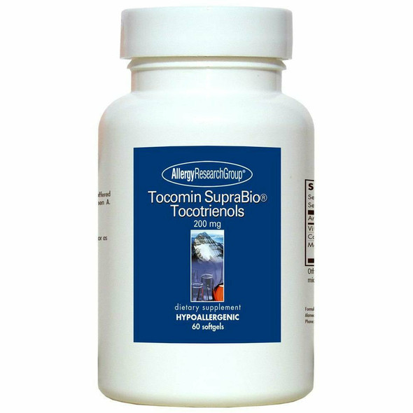 Tocomin SupraBio Tocot 200mg 60 gels by Allergy Research Group