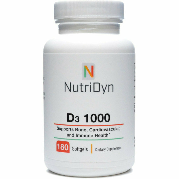 D3 1000 180 softgels by Nutri-Dyn