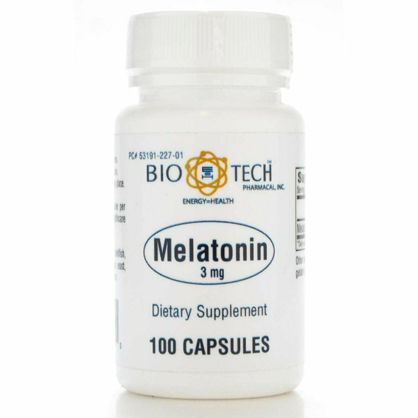 Melatonin 3 mg 100 caps by Bio-Tech Melatonin 3 mg 100 caps by Bio-Tech