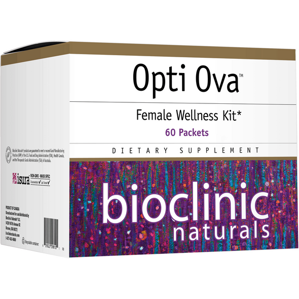 Opti Ova Female Wellness Kit 60 packets By Bioclinic Naturals