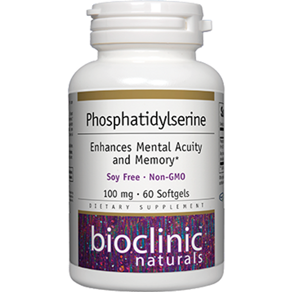 Phosphatidylserine 100mg 60 gels By Bioclinic Naturals