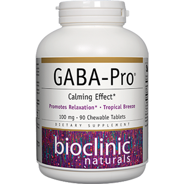 GABA-Pro - Tropical Brz 90 chew By Bioclinic Naturals