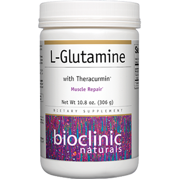 L-Glutamine with Theracurmin 10.8 oz By Bioclinic Naturals
