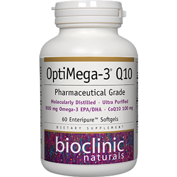 Optimega-3 Q10 60 softgels By Bioclinic Naturals