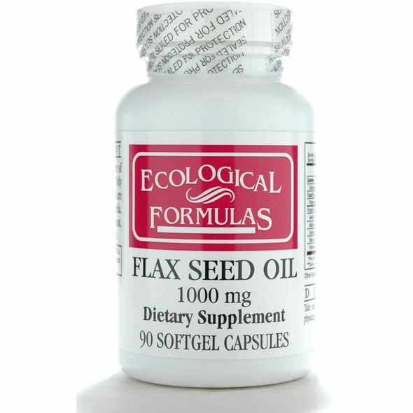 Flax Seed Oil (Organic) 90 gels by Ecological Formulas