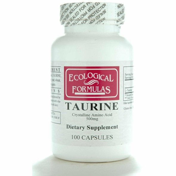 L-Taurine 500 mg 100 caps by Ecological Formulas