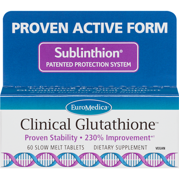 Clinical Glutathione 60 tabs by EuroMedica
