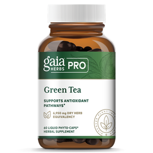 Green Tea 60 liquid phyto-caps by Gaia Herbs Pro