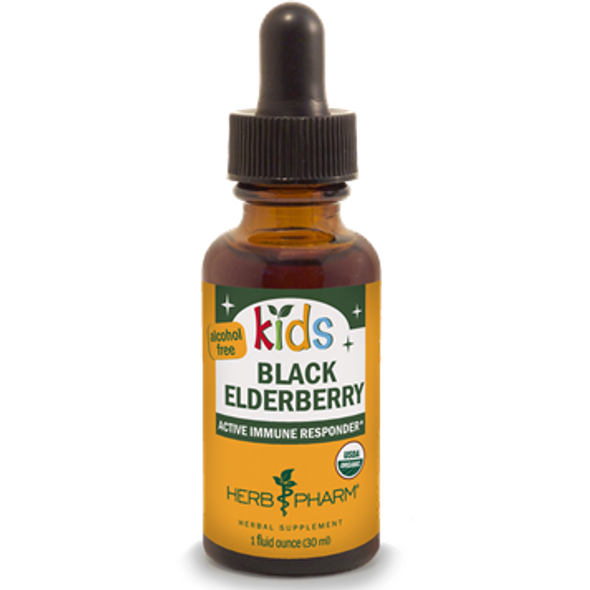 Kids Black Elderberry Alcohol-Free 1 fl oz by Herb Pharm