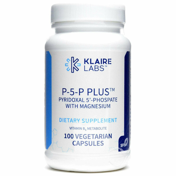 P-5-P Plus w/Magnesium 100 vcaps by Klaire Labs