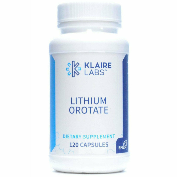 Lithium Orotate 4.8 mg 120 vcaps by Klaire Labs