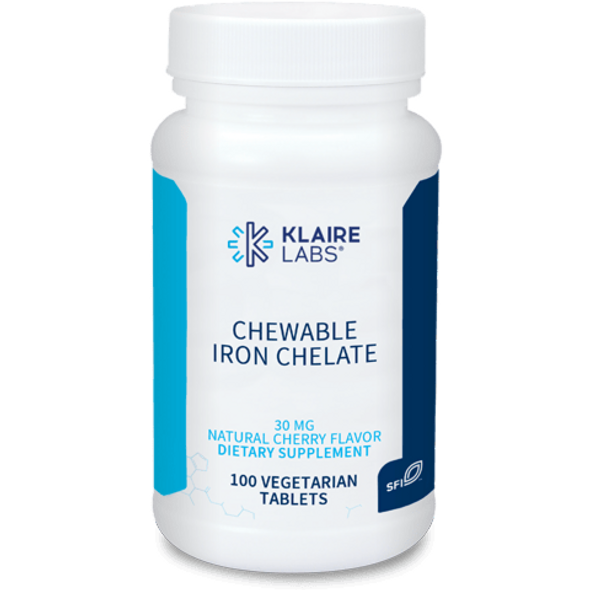 Chewable Iron Chelate 100 tabs By Klaire Labs
