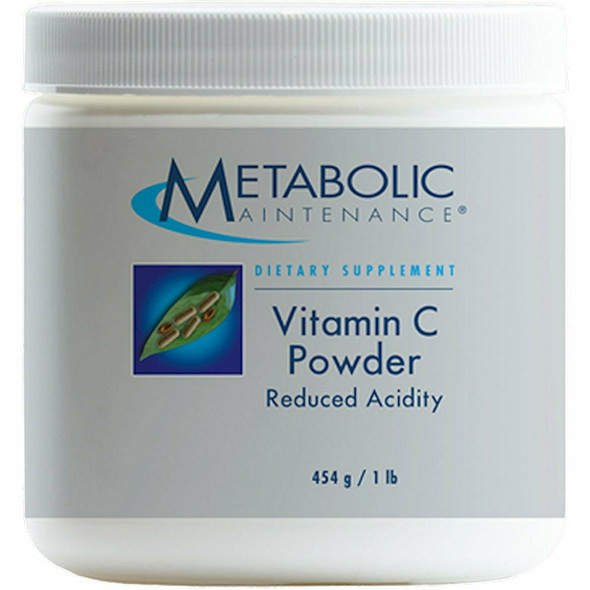 Vitamin C Powder [Reduced Acidity] 1 lb by Metabolic Maintenance