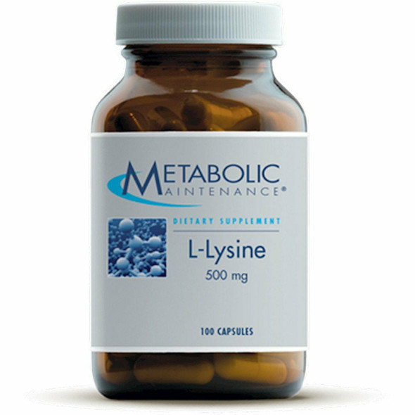 L-Lysine 500 mg 100 caps by Metabolic Maintenance