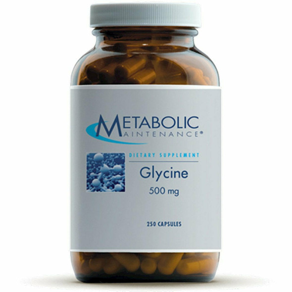 Glycine 500 mg 250 caps by Metabolic Maintenance