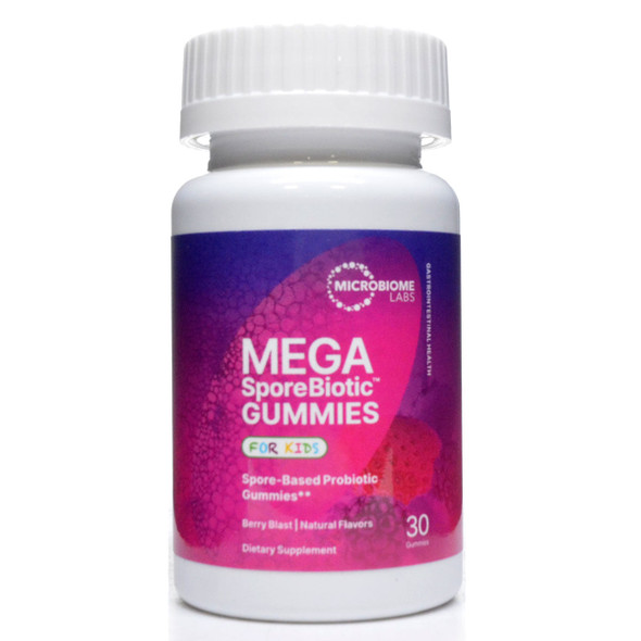 MegaSporeBiotic Gummies for Kids 30 count by Microbiome Labs
