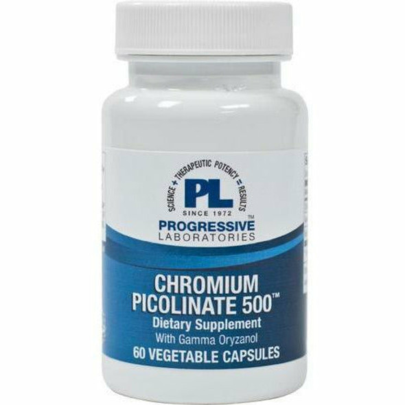 Chromium Picolinate 500 60 vcaps by Progressive Labs