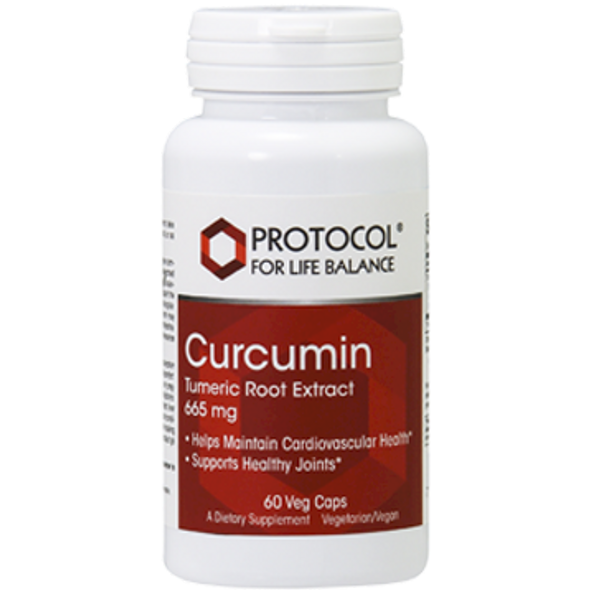 Curcumin 665 mg 60 vcaps by Protocol For Life Balance