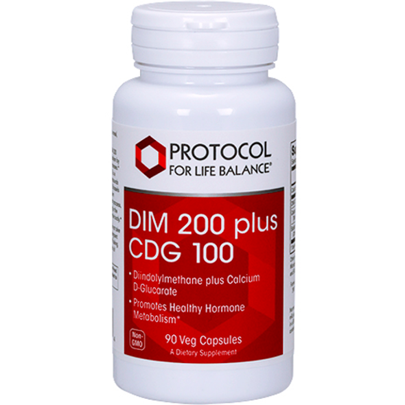 DIM 200 plus CDG 100 90 vcaps by Protocol For Life Balance