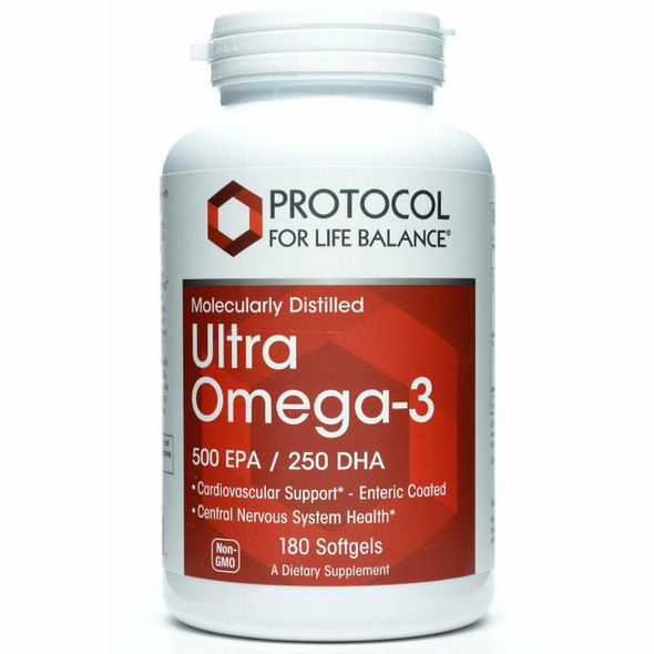 Ultra Omega-3 180 gels by Protocol For Life Balance