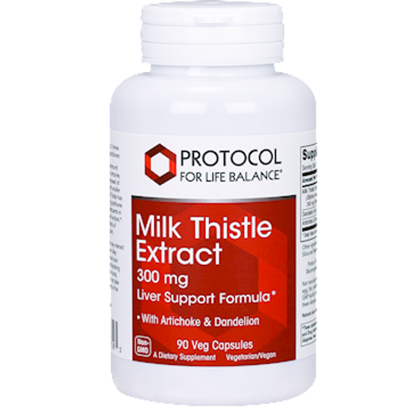 Milk Thistle Extract 300 mg 90 vcaps by Protocol For Life Balance