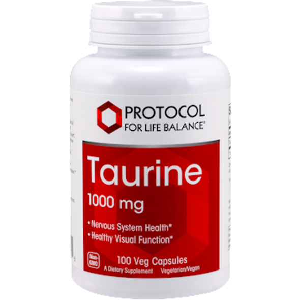 Taurine Extra Strength 1000 mg 100 caps by Protocol For Life Balance