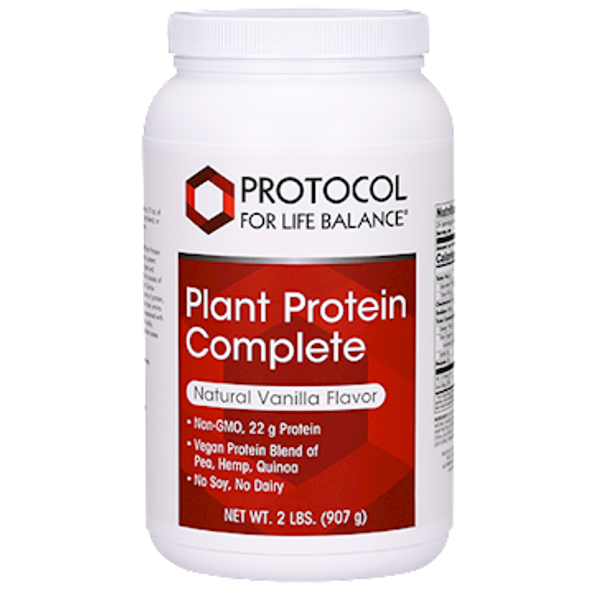 Plant Protein Complete Vanilla 2 lb by Protocol For Life Balance