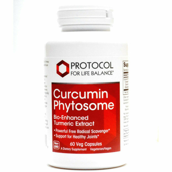 Curcumin Phytosome 60 vcaps by Protocol For Life Balance Curcumin Phytosome 60 vcaps by Protocol For Life Balance
