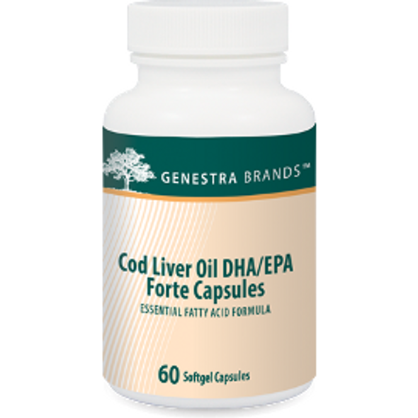Cod Liver Oil DHA/EPA Forte 60 caps by Seroyal Genestra