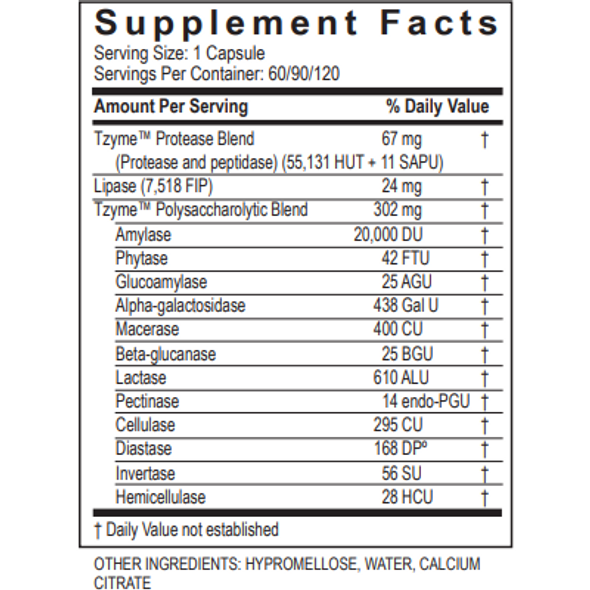 Digest by Transformation Enzyme - 90 Capsules