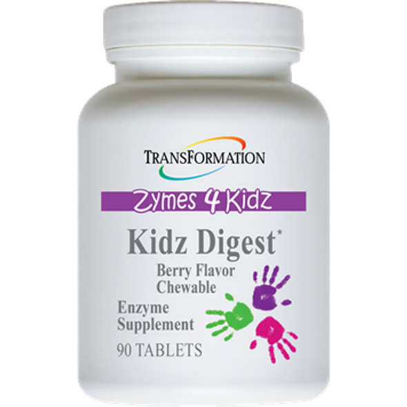 Kidz Digest Chewable by Transformation Enzyme - 180 Chewable Tablets