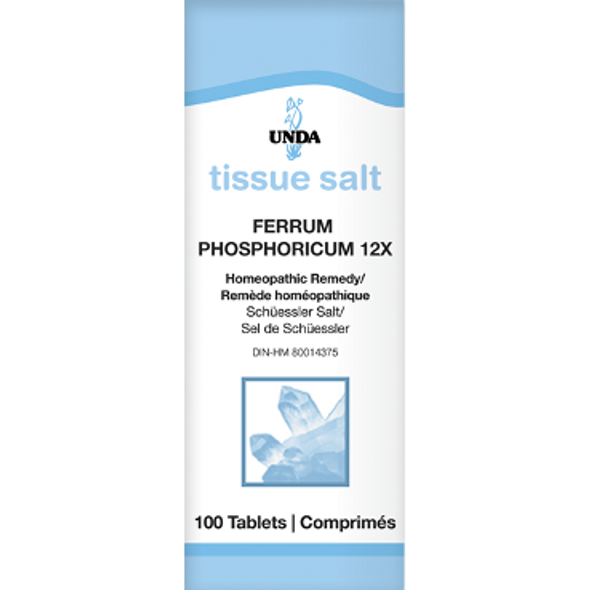 Ferrum Phosphoricum 6X 100 tabs by Unda